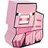 Minecraft griselampe - lyserød