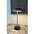 Sauve genopladelig touch bordlampe - sort