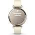 Garmin Lily 2 smartwatch GPS - Cream Gold med Coconut silikonerem