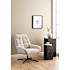 Paris loungestol i boucléstof - beige