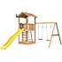 Jungle Gym Cottage 2.1 legetårn inkl. rutsjebane og gyngemodul