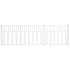 Nordic Fence Tendens forhavelåge - hvid