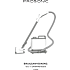 Prosonic multifunktionel damprenser 1L - hvid