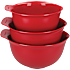 KitchenAid røreskålesæt - rød