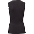 VRS dame ribtop med blondekant str. 2XL - sort