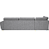 Rom Nordic højrevendt open-end sofa - antracit