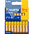 Varta Longlife AAA batterier 16-pak (12+4)