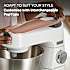 Kenwood Titanium Chef Baker køkkenmaskine KVC65.001WH - sølvfarvet