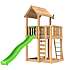 Jungle Gym Mansion 2.1 legetårn komplet inkl. grøn rutsjebane