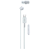 Sony IER-EX15C in-ear høretelefoner - hvid