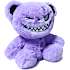 Halloween plys bamse H: 20 cm - lilla