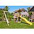 Jungle Gym Cottage 2.1 legetårn inkl. rutsjebane og gyngemodul