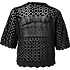 VRS dame strikket cardigan str. 50 - sort