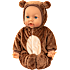 Mami baby dukke 46 cm med teddy tøj