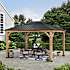 Pavillon Bruri 396cm x 338cm - antracit