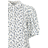 VRS dame blomstret oversize skjorte str- XS - hvid