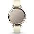Garmin Lily 2 smartwatch GPS - Cream Gold med Coconut silikonerem