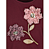 VRS børne T-shirt str. 98/104 - bordeaux