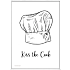 Kiss the cook - 50x70 cm
