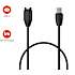 Fixed ladekabel Garmin Smartwatch - sort