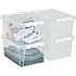 SmartStore Classic opbevaringskasse 31 liter - transparent