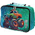 Danpen Junior skoletaske - grøn monstertruck