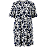 VRS dame blomstret T-shirtkjole str. 48 - navy