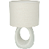 Asta keramik bordlampe - hvid