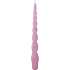 Snoede stagelys 2,2x24 cm - rosa