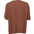 VRS dame crepe bluse str. L - brun