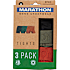 Marathon herre 3-pak tights str. 3XL - orange/grøn/sort