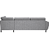 Rom Nordic venstrevendt open-end sofa - antracit