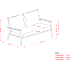 ZAMORA LOUNGESOFA