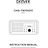 Denver DAB-30BLACK FM/DAB+ radio