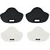 DERBY 2-pak Repair heel cap one size - hvid/sort