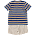 Tiny One 2-delt sæt med T-shirt og shorts str. 74/80 - blå