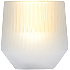 Windso LED lys i glas 7,5x8 cm - hvid