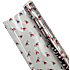 Cellofan med juleprint 70 x 2,5 m - flere varianter - assorteret