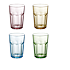 Aida farvede glas 360 ml -  flere varianter - assorteret