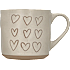 Krus med hjerter - 350 ml - flere varianter - assorteret
