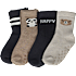 VRS baby 4-pak strømper str. 10/12 - beige/sort