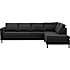 Oslo højrevendt open-end sofa - mørkegrå