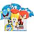Sonic bamse 23 cm - assorteret
