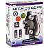 Science microscope set with light