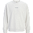 JJ REBEL herre sweatshirt med print str. L - hvid