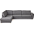 Rom Nordic venstrevendt open-end sofa - antracit