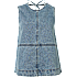 VRS dame denim top str. 2XL - blå