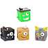 Toi toys Squishy klemmekube monster 5 cm - flere varianter - assorteret