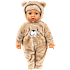 Mami Baby Piccolina Magic Eyes dukke 46 cm med bamsedragt