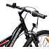 Puch firestorm børnecykel 7 gear 24" - sort/rød